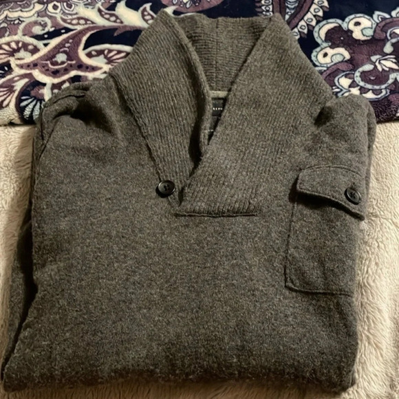 Banana Republic Italian Yarn Merino Wool Sweater Small Gorpcore Preppy Career - Picture 4 of 7